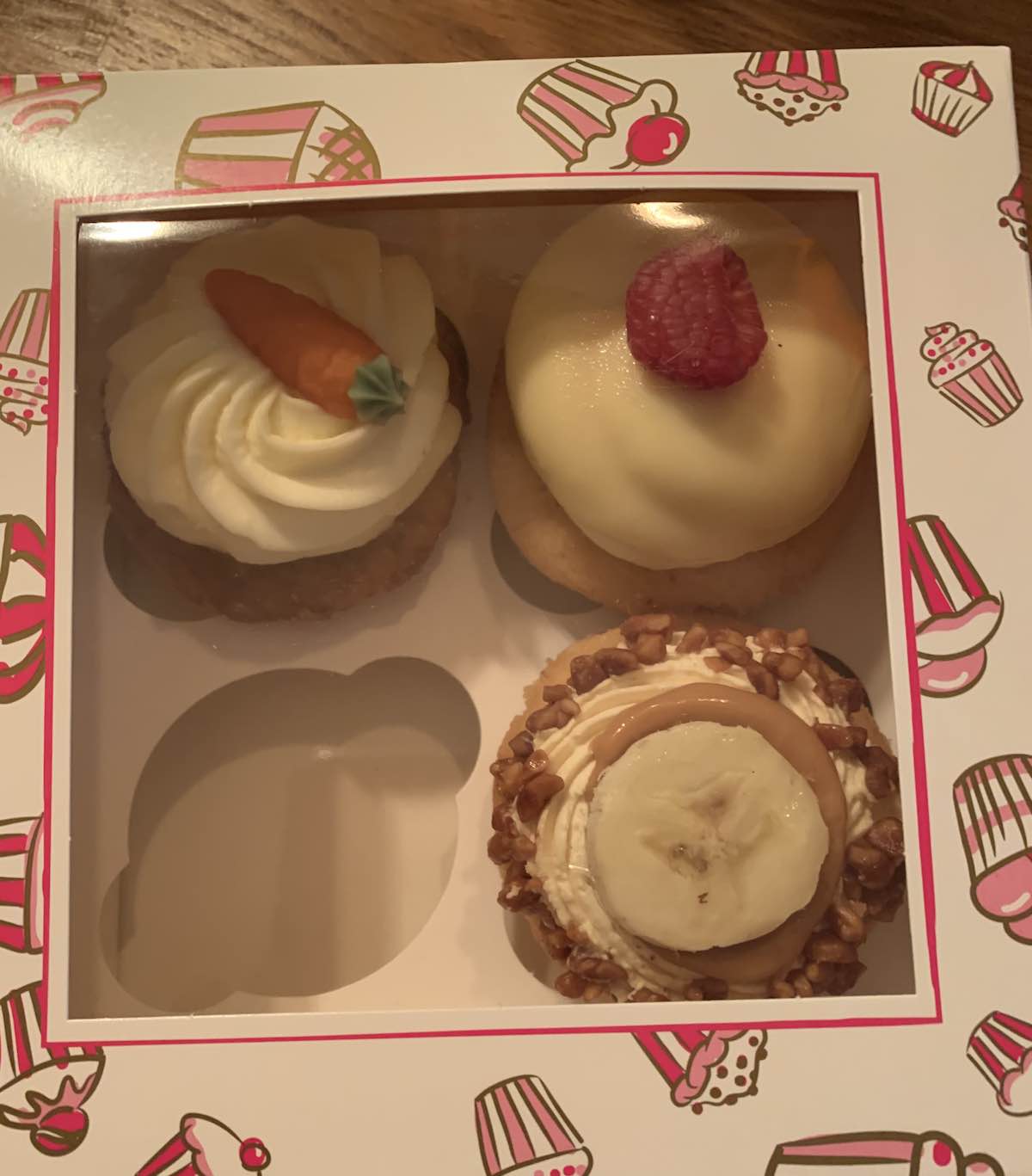 Cupcakes verpackt