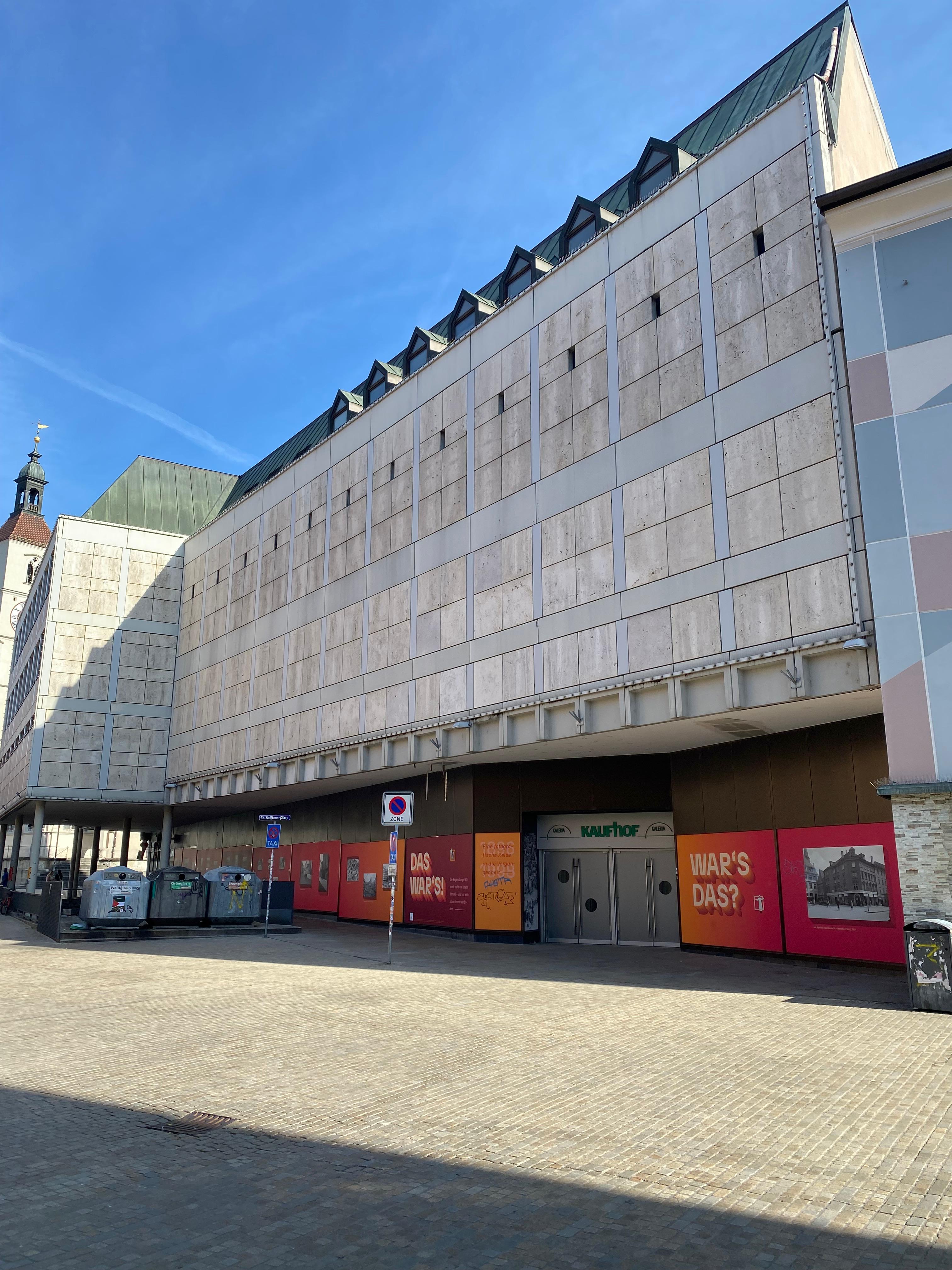 Ansicht Kaufhaus von Süden